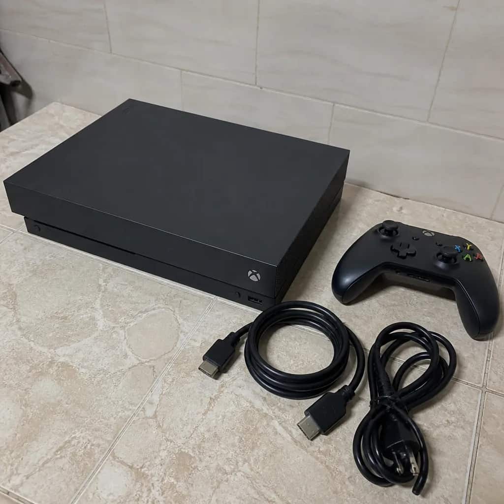Xbox One X نظيف جداً