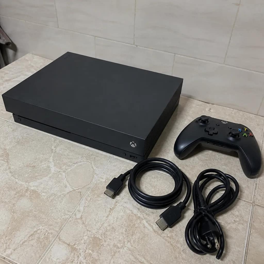 Xbox One X نظيف جداً